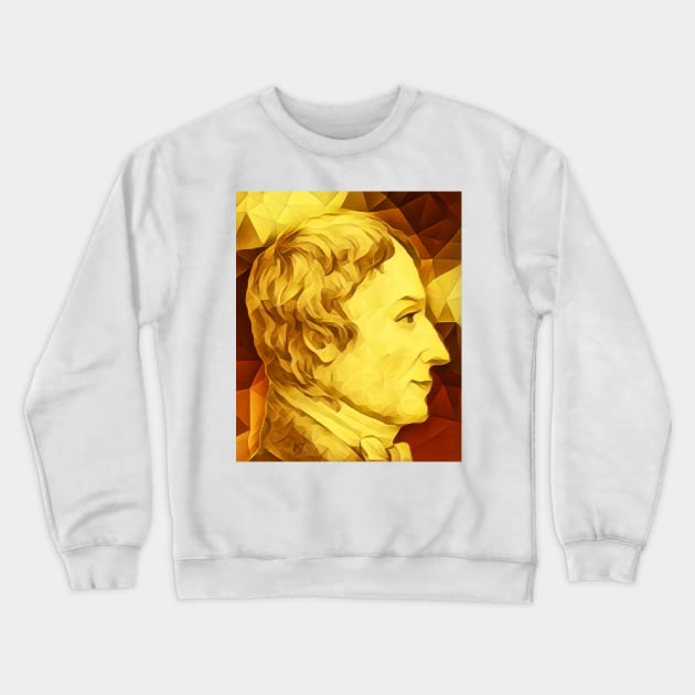 Anders Gustaf Ekeberg Golden Portrait | Anders Gustaf Ekeberg Artwork 9 Crewneck Sweatshirt by JustLit